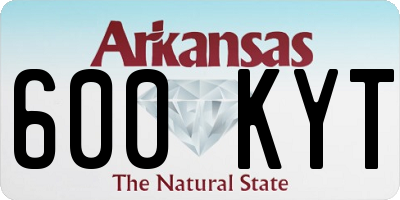 AR license plate 600KYT