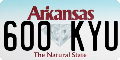 AR license plate 600KYU