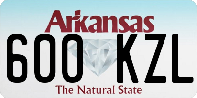 AR license plate 600KZL