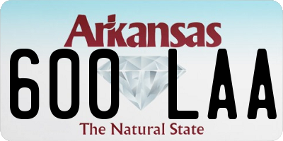 AR license plate 600LAA