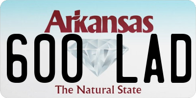 AR license plate 600LAD