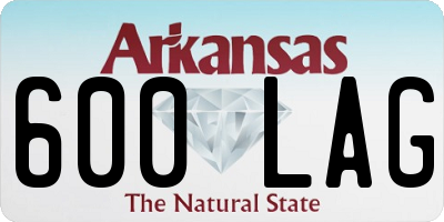 AR license plate 600LAG