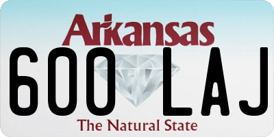 AR license plate 600LAJ