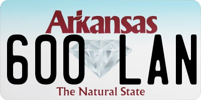 AR license plate 600LAN