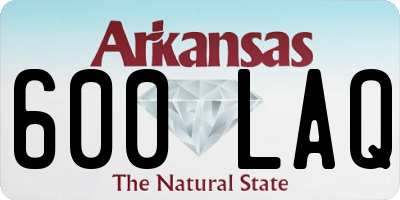 AR license plate 600LAQ