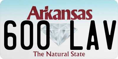 AR license plate 600LAV