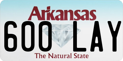 AR license plate 600LAY
