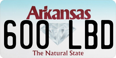 AR license plate 600LBD