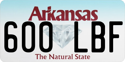 AR license plate 600LBF