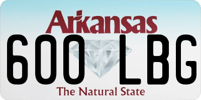 AR license plate 600LBG