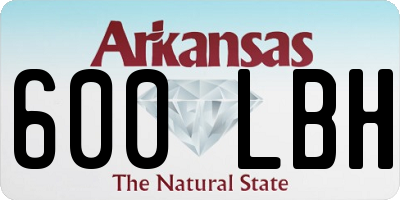 AR license plate 600LBH