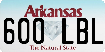 AR license plate 600LBL