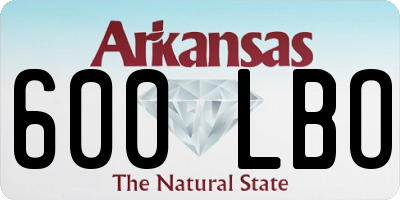 AR license plate 600LBO