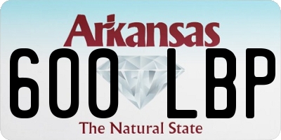 AR license plate 600LBP