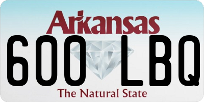 AR license plate 600LBQ