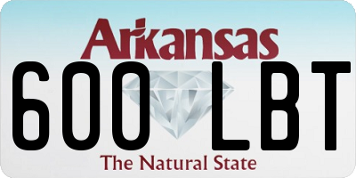 AR license plate 600LBT