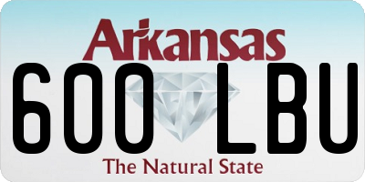 AR license plate 600LBU