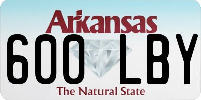 AR license plate 600LBY