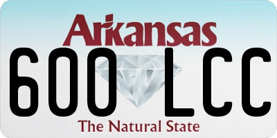 AR license plate 600LCC