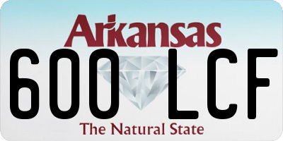 AR license plate 600LCF