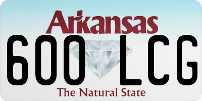 AR license plate 600LCG