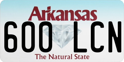 AR license plate 600LCN