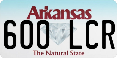 AR license plate 600LCR