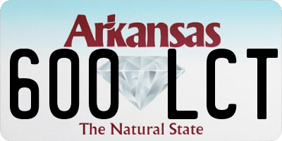 AR license plate 600LCT
