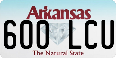 AR license plate 600LCU