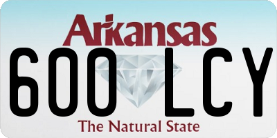 AR license plate 600LCY