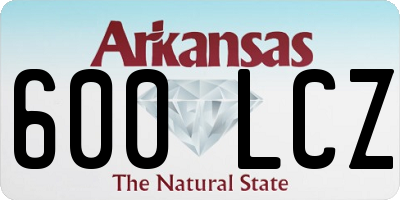 AR license plate 600LCZ