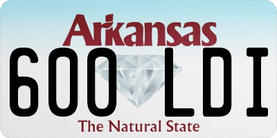 AR license plate 600LDI
