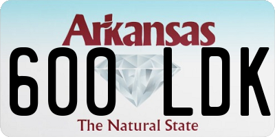 AR license plate 600LDK