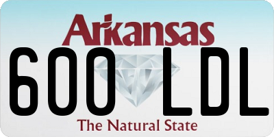 AR license plate 600LDL