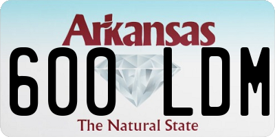 AR license plate 600LDM