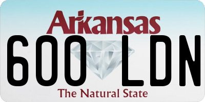 AR license plate 600LDN