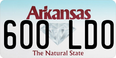 AR license plate 600LDO