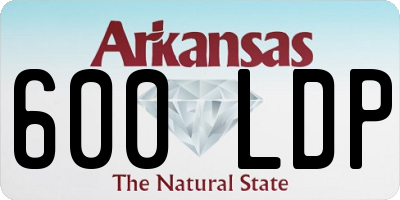 AR license plate 600LDP