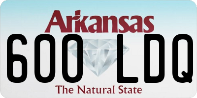AR license plate 600LDQ