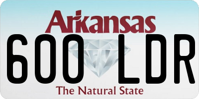 AR license plate 600LDR