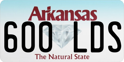 AR license plate 600LDS
