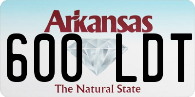AR license plate 600LDT