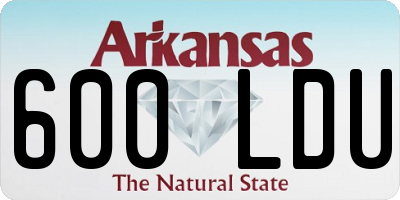 AR license plate 600LDU