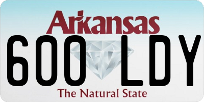 AR license plate 600LDY