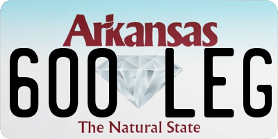 AR license plate 600LEG