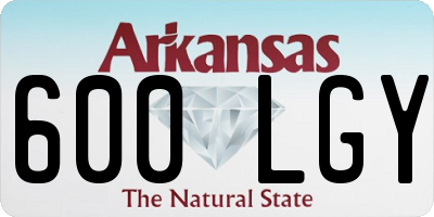 AR license plate 600LGY