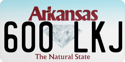 AR license plate 600LKJ