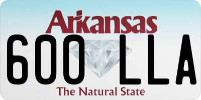 AR license plate 600LLA