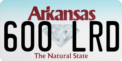 AR license plate 600LRD