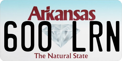 AR license plate 600LRN
